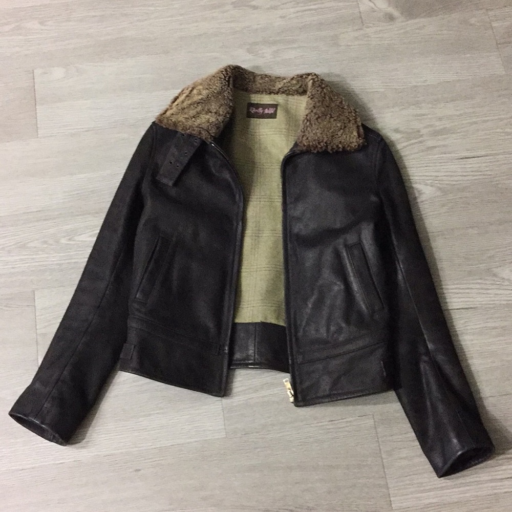 Leather jacket